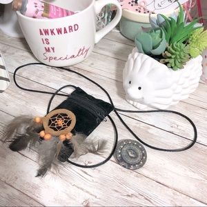 Velvet Dreamcatcher Bag and Pin